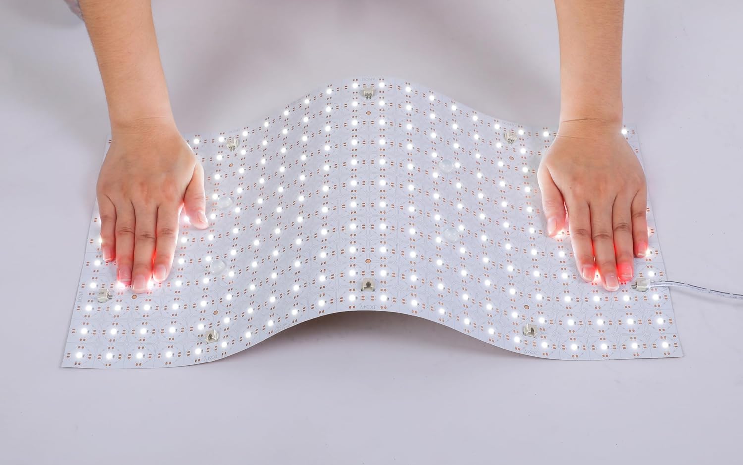 4PCS Soft LED Backlight Sheet 36W 6000K IP54 Water Proof Backlit Flexible cuttable Each pcs 19X9.5 inch for Translucent countertop